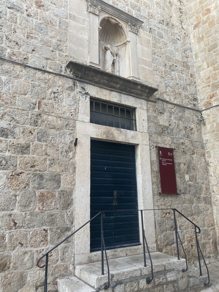 Entrance to the Dubrovnik Symphony Orchestra at the Revelin Fortress