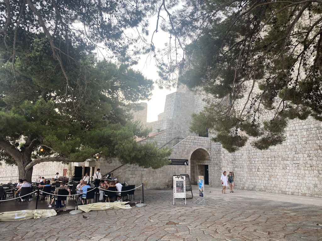 Terrace of Bistro Revelin at the Revelin Fortress