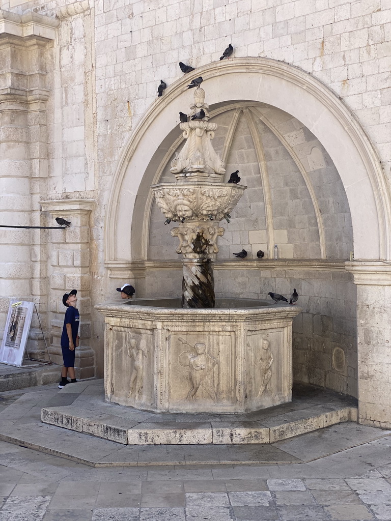 The Small Onofrio Fountain at the Ulica Pred Dvorom street