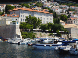 The Old Port and the Association for Promoting Media Culture Lua building, viewed from the ferry to the Lokrum island