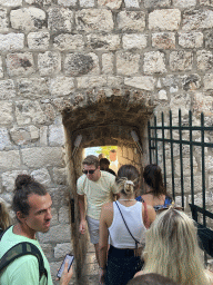 Entrance to the Bua Bar at the southern city walls at the Ulica od Margarite street