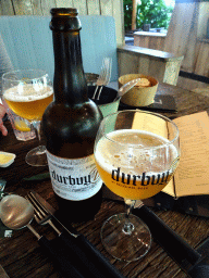 Durbuy Z beer at the Le 7 by Juliette restaurant