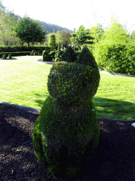 Cat topiary at the southwest side of the Topiary Park