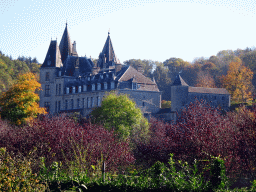 The Durbuy Castle, viewed from the southwest side of the Topiary Park