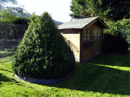 Shed at the southwest side of the Topiary Park