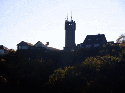 The Belvedère tower, viewed from the lane at the west side of the terrace of the Topiary Park