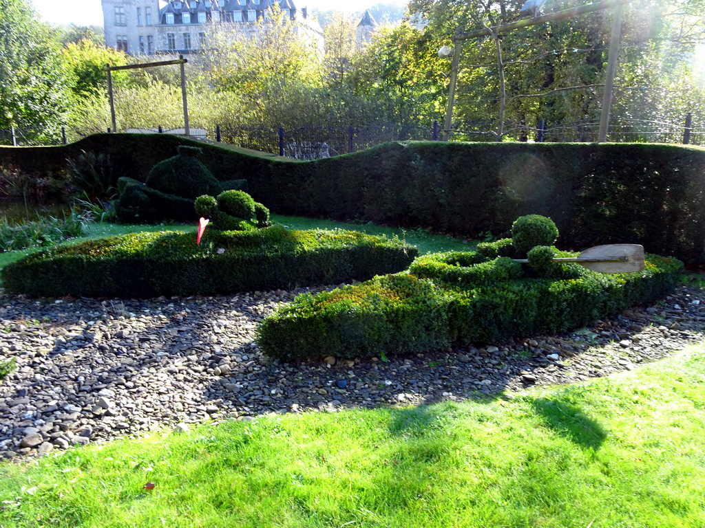 Topiaries at the northeast side of the Topiary Park
