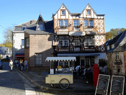 Front of the Brasserie La Vieille Demeure at the Rue du Comte Théodule d`Ursel street