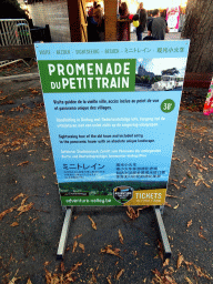 Information on the sightseeing train of Durbuy