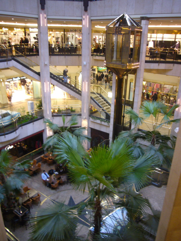 Inside the Kö galerie shopping mall