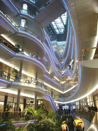 Inside the Kö galerie shopping mall