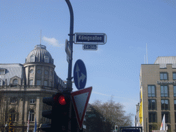 Street sign of the Königsallee street