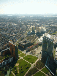 View to the south, from the Günnewig Rheinturm Restaurant Top 180