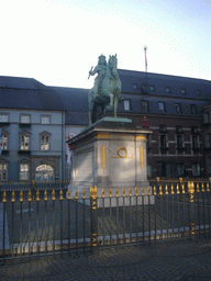 The statue of Johann Wilhelm II von der Pfalz at the Marktplatz square