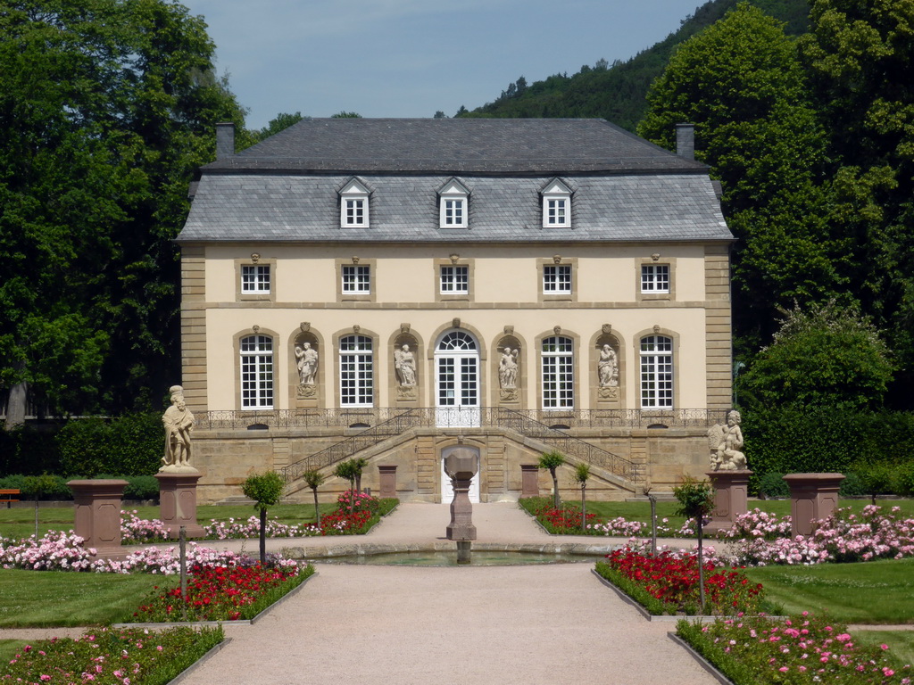 The Orangerie, viewed from the entrance gate