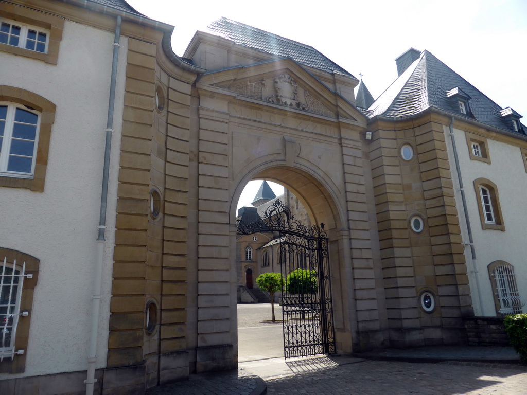 Entrance gate to the outer square of the Abbey of St. Willibrord