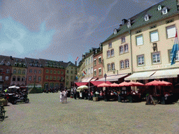 The Place du Marché square with the Law Cross