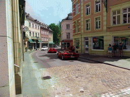 Two Ferraris at the Rue de la Montagne street