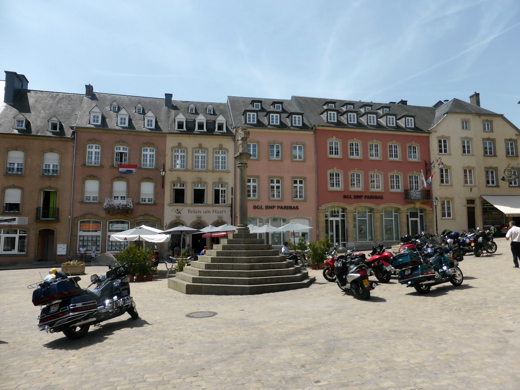 The Law Cross at the Place du Marché square