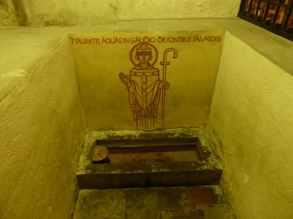 Well in the crypt of the Basilica of St. Willibrord