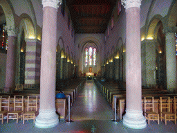 Nave, apse and altar of the Basilica of St. Willibrord