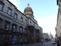 South Bridge with the Old College and the Tron Kirk church