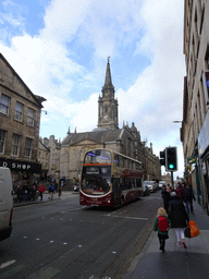 South Bridge, Hunter Square and the Tron Kirk church