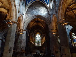 The nave of St. Giles` Cathedral