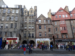 Souvenir shops at the Royal Mile