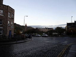 Richmond Place, the Deaconess Garden, the Kirk O` Field church and the Salisbury Crags