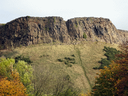 The Salisbury Crags at Holyrood Park, viewed from Brown Street