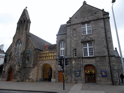 Front of the Queen`s Gallery at the Palace of Holyroodhouse at the Horse Wynd