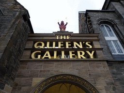 Facade of the Queen`s Gallery at the Palace of Holyroodhouse, at the Horse Wynd