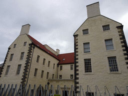 Northwest side of the Scottish Parliament Building at the Royal Mile