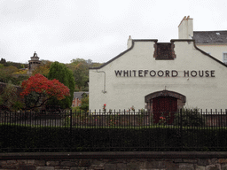 Front of the Whitefoord House at the Royal Mile, and the Burns Monument