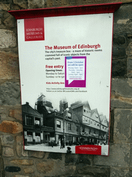 Information on the Museum of Edinburgh