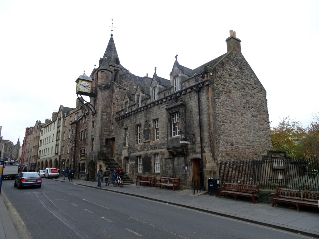 Front of the People`s Story Museum at the Royal Mile