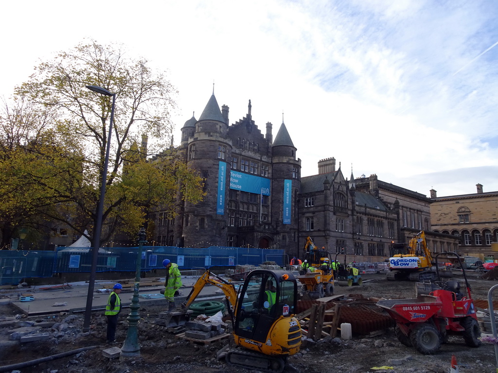 The east side of the Teviot Row House, viewed from Charles Street