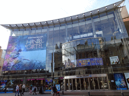 Front of the Festival Theatre Edinburgh at Nicolson Street