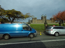 Donaldson`s School, viewed from the taxi to Edinburgh Zoo at West Coates