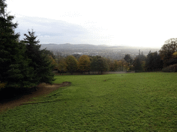 The Zebra and Antelope African Plains at the Edinburgh Zoo and a view on the west side of Edinburgh