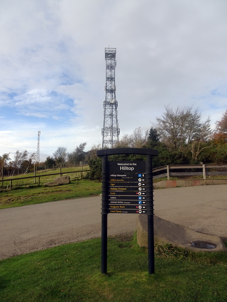 The Hilltop of Corstorphine Hill at the Edinburgh Zoo