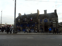 Ryrie`s Bar at Haymarket Terrace, viewed from the taxi