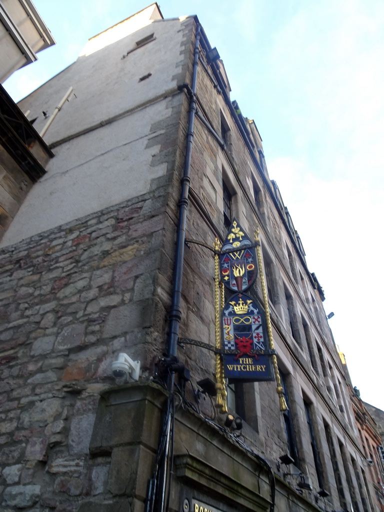 Facade of the Witchery restaurant at the Royal Mile