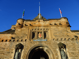 Facade of the front entrance to Edinburgh Castle