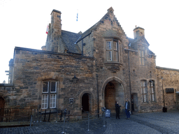 Back side of the front entrance to Edinburgh Castle