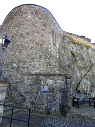 The Lang Stairs at Edinburgh Castle, with explanation
