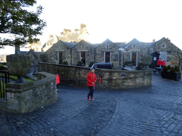 Entrance road to the National War Museum at Edinburgh Castle