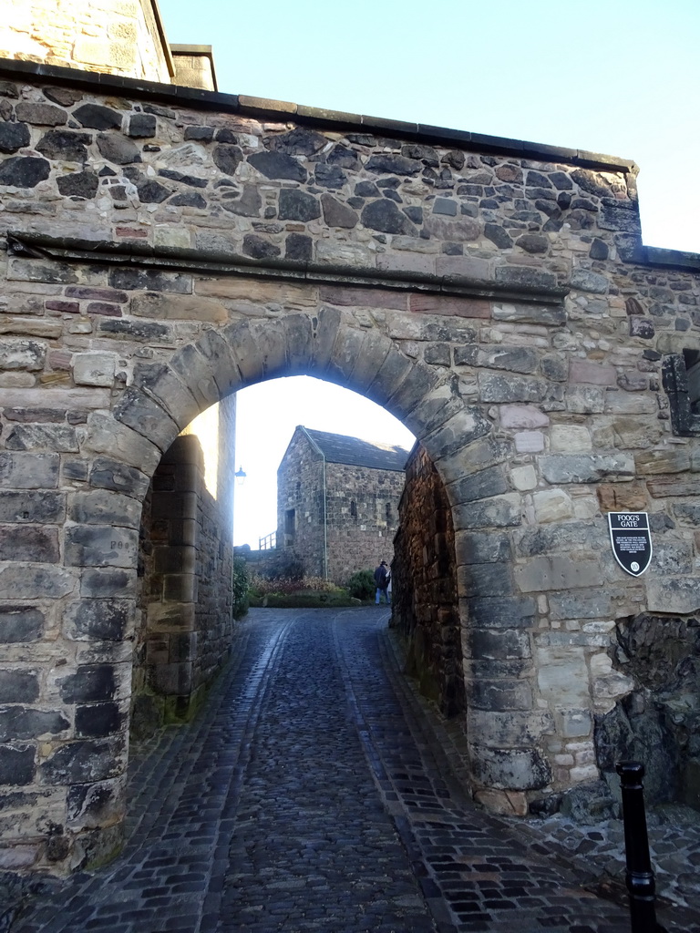 The Foog`s Gate at the entrance to the upper part of Edinburgh Castle
