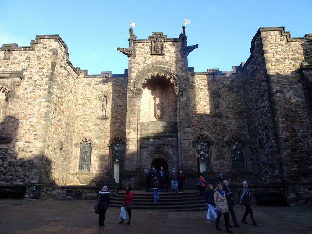 Front of the Scottish National War Memorial at Edinburgh Castle